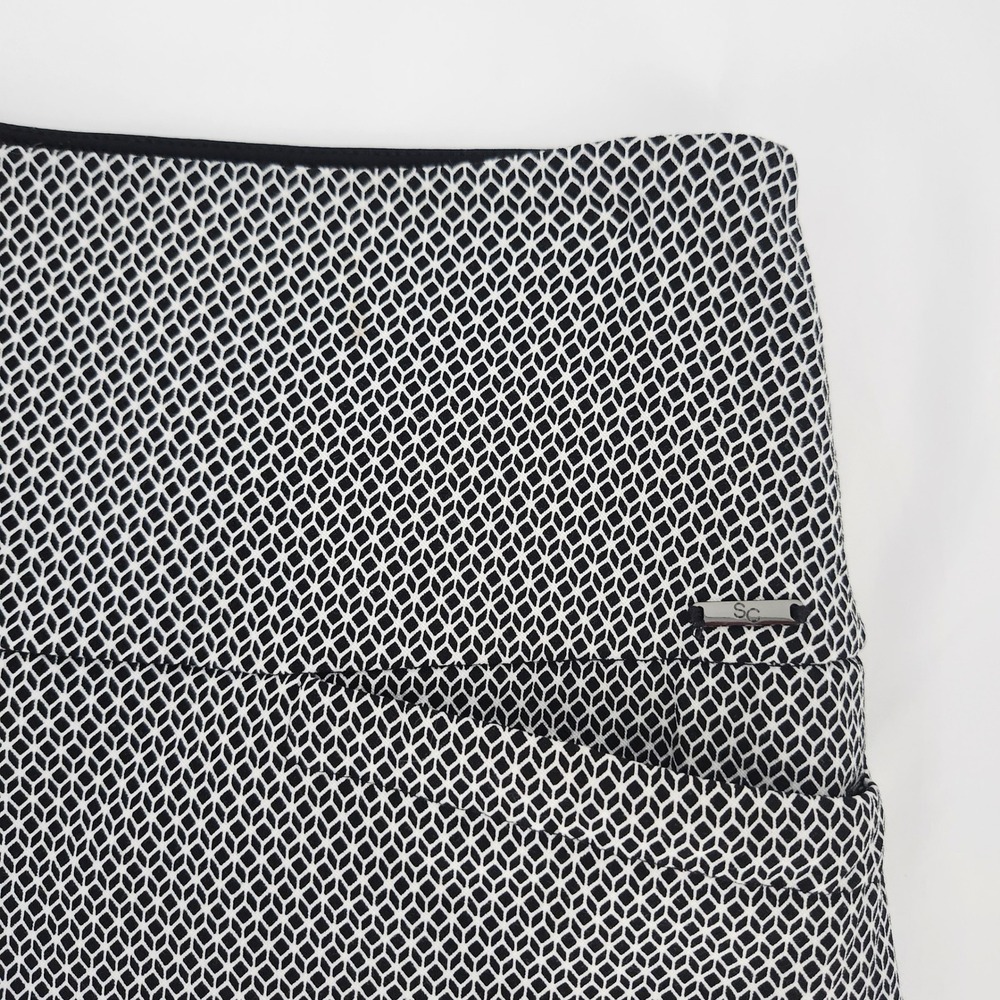 S.C. & CO. Womens Tennis Pickleball Golf Skort Size S Black White Preppy Active - Picture 2 of 8